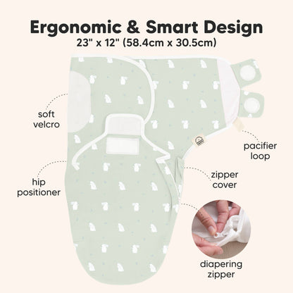 3pk Soothe Zippy Baby Swaddles 0-6 Months,Newborn Sleep Sack