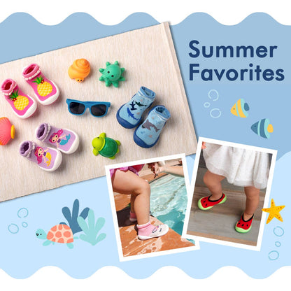 Komuello first walker baby sock shoes - Dinos