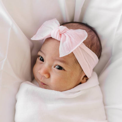 Baby Bling® Itty Bitty Knot small soft nylon bow headband