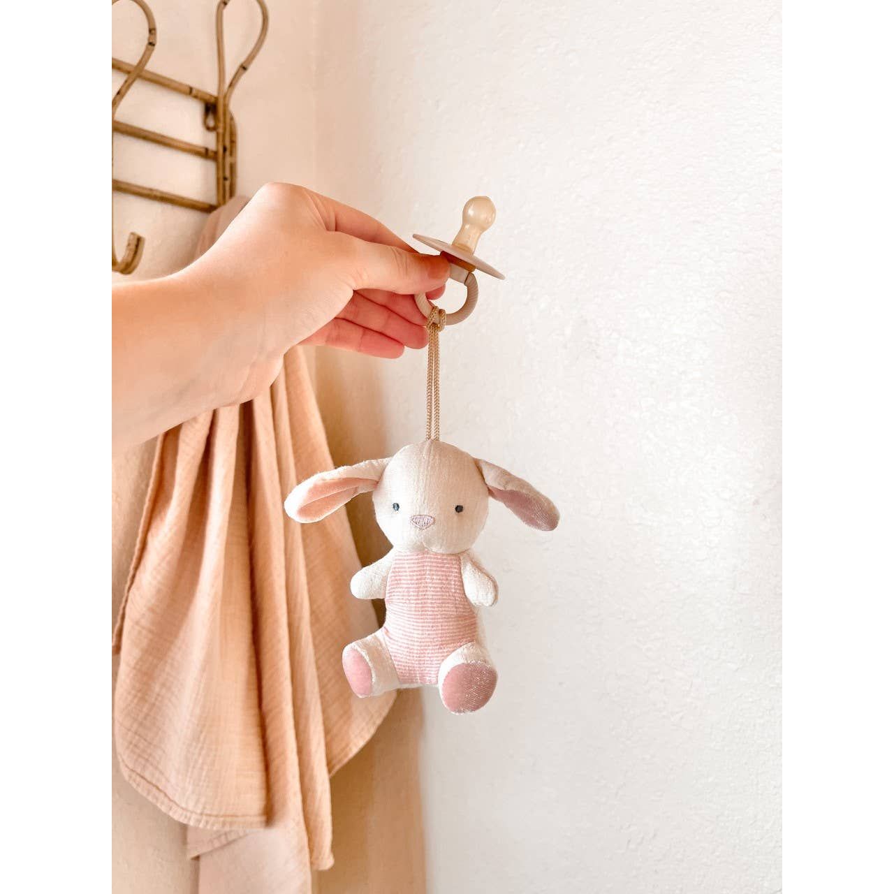 *NEW OPTIONS* Bitzy Pal Natural Rubber Pacifier & Plush
