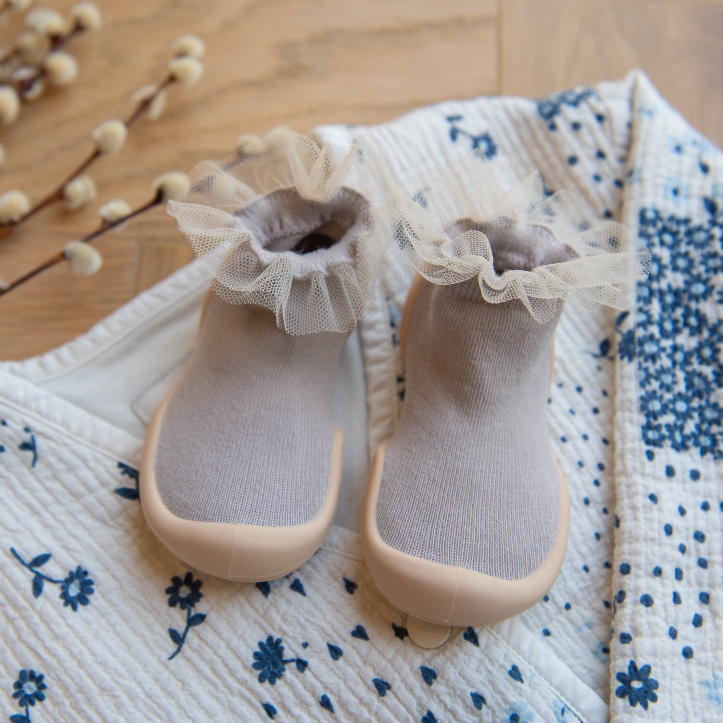 Komuello toddler shoes - Tulle Trim