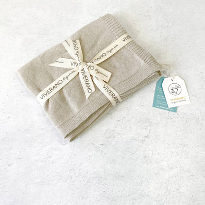 Milan Knit Classic Baby Blanket (Organic Cotton)