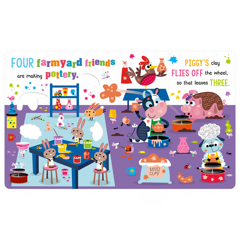 Board Book Never Touch the Farmyard Friends