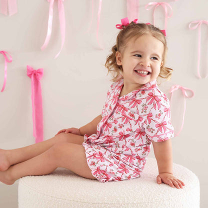 Two Piece Short Lounge Set | Bow Besties
