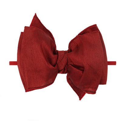 Baby Bling® Faux Silk Big Classic Bow Skinny on Nylon