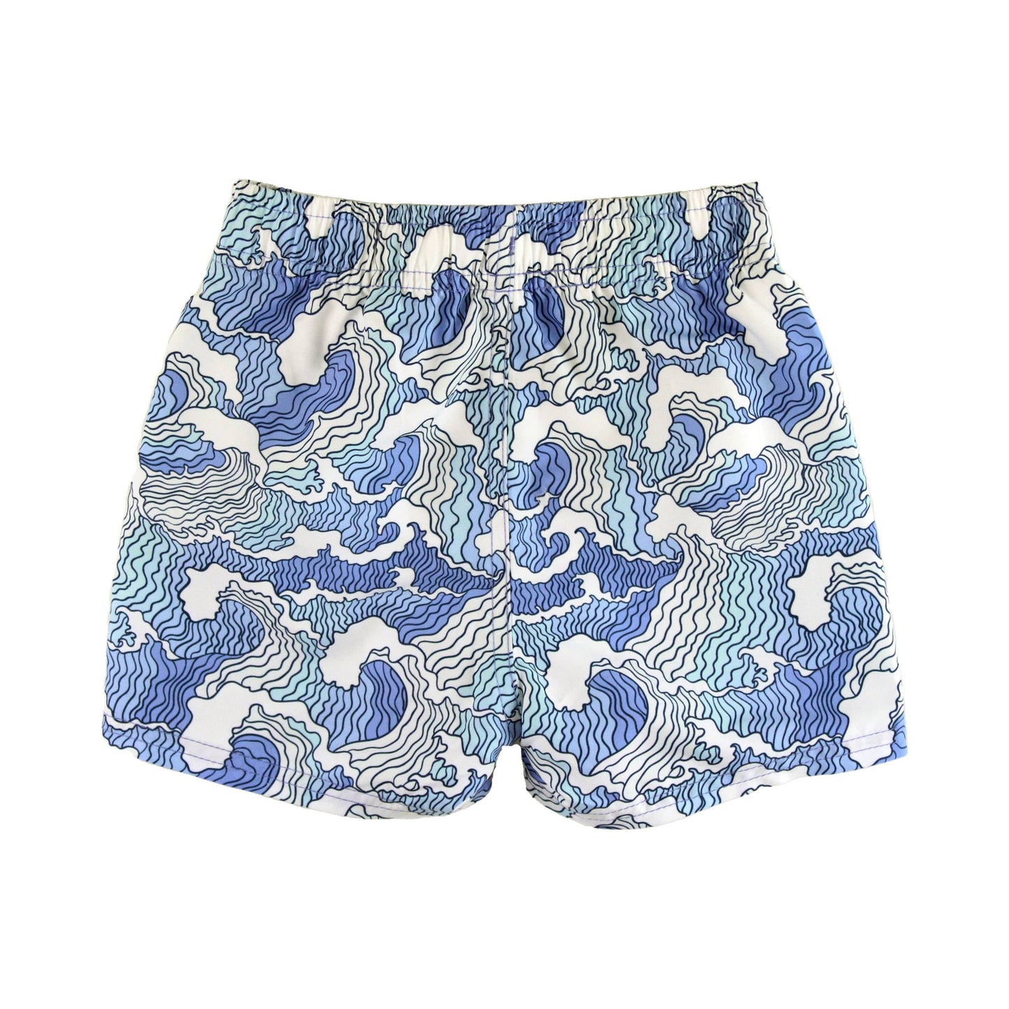 Boys Ocean Camo Swim Trunks