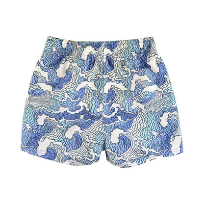 Boys Ocean Camo Swim Trunks