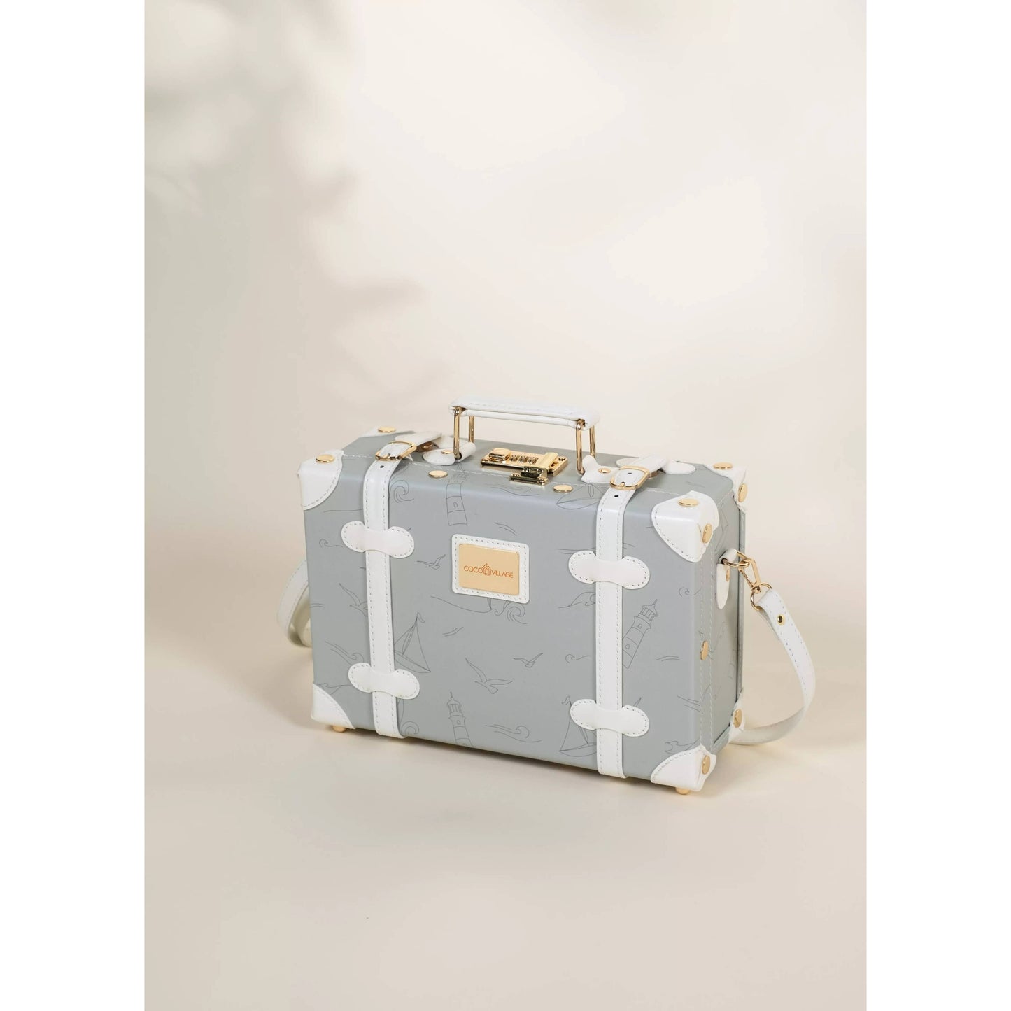 Vegan Leather Play Suitcase - Ocean