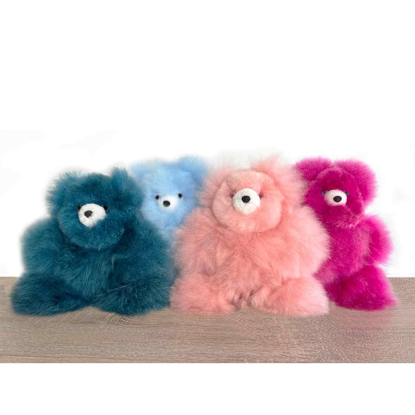 Fantasy Color Alpaca Plushie | 10" Bear | Pink