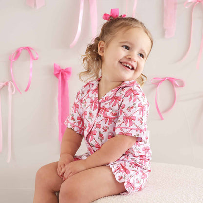 Two Piece Short Lounge Set | Bow Besties