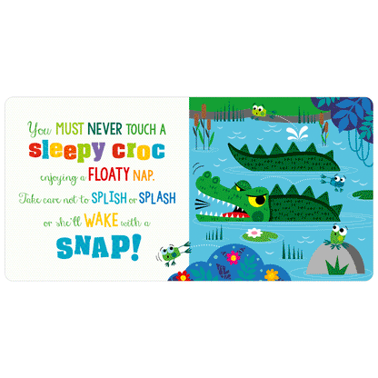 Board Book Never Touch a Sleepy Lion!