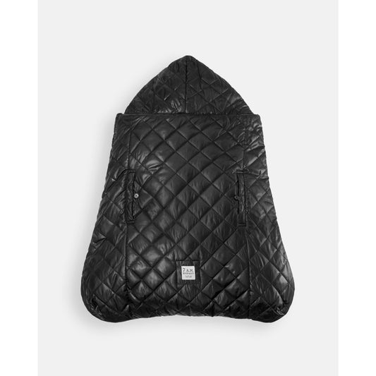 K-Poncho Black Plush