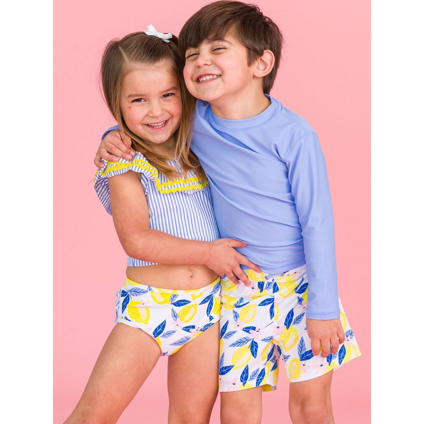 Boys Periwinkle Blue Long Sleeve Rash Guard