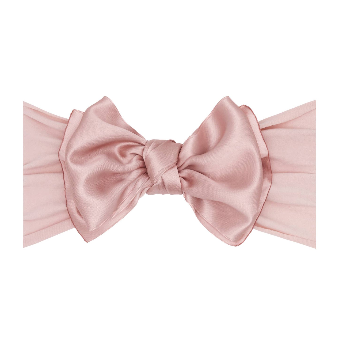 Baby Bling® Satin FAB® soft nylon headband with satin bow