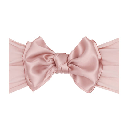 Baby Bling® Satin FAB® soft nylon headband with satin bow