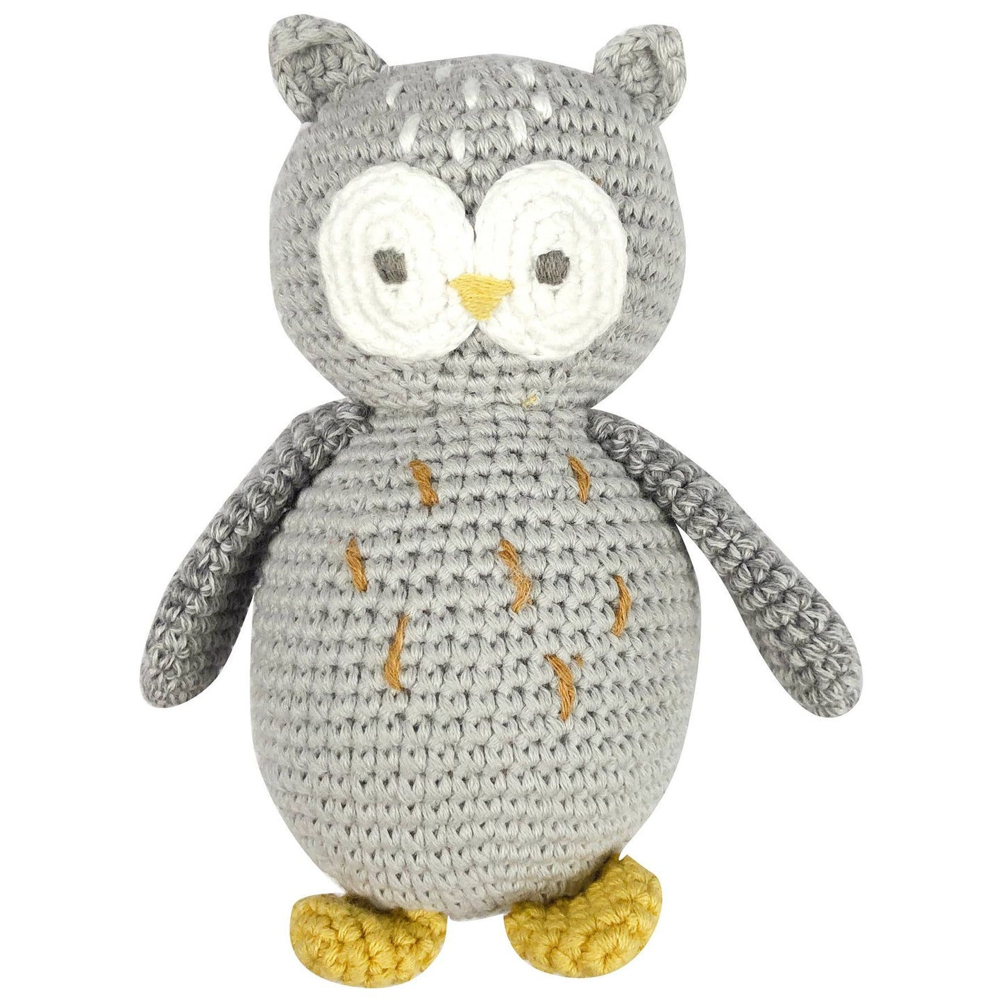 Crochet Owl Rattle Toy/ Doll