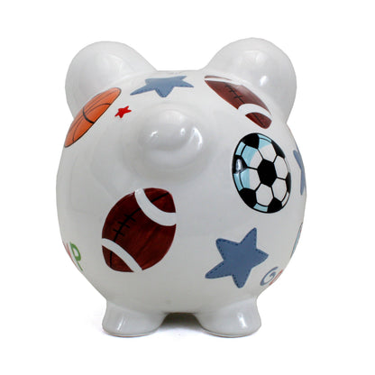 Sports Themed Piggy Bank