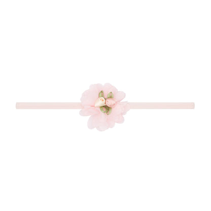 Baby Bling® Flower Skinny soft nylon headband