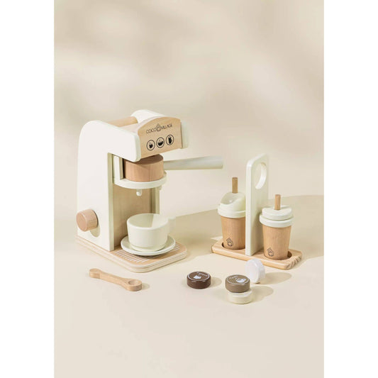 Wooden Coffee Maker Set - Foam