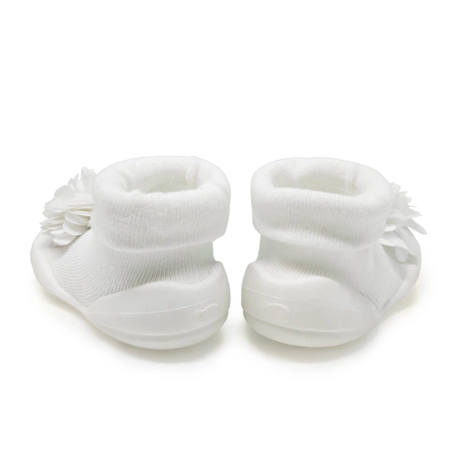 Komuello first walker baby sock shoes - Corsage -Snow