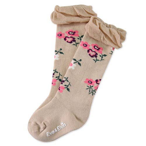 Princess Knee Socks - Beige