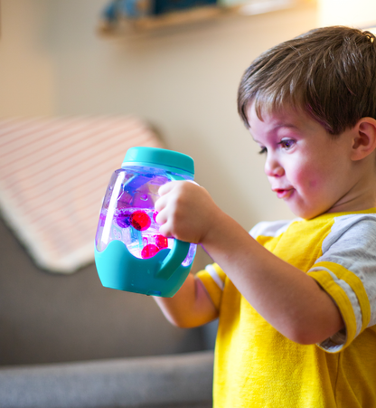Blue Sensory Play Jar 