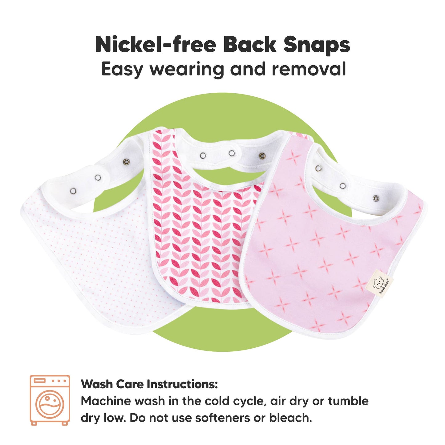 8-pack Urban Drool Bibs for Teething Baby Boys and Girls