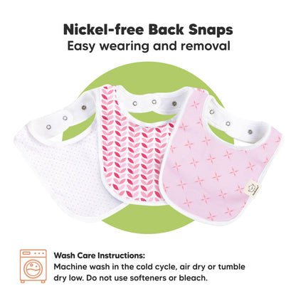 8-pack Urban Drool Bibs for Teething Baby Boys and Girls