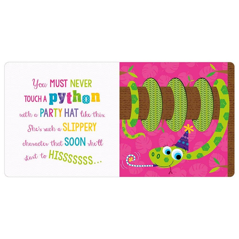 Board Book Never Touch a Tiger!
