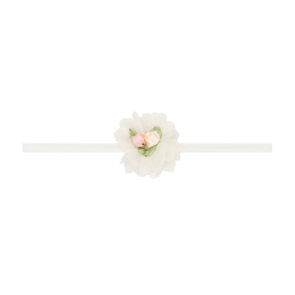 Baby Bling® Flower Skinny soft nylon headband