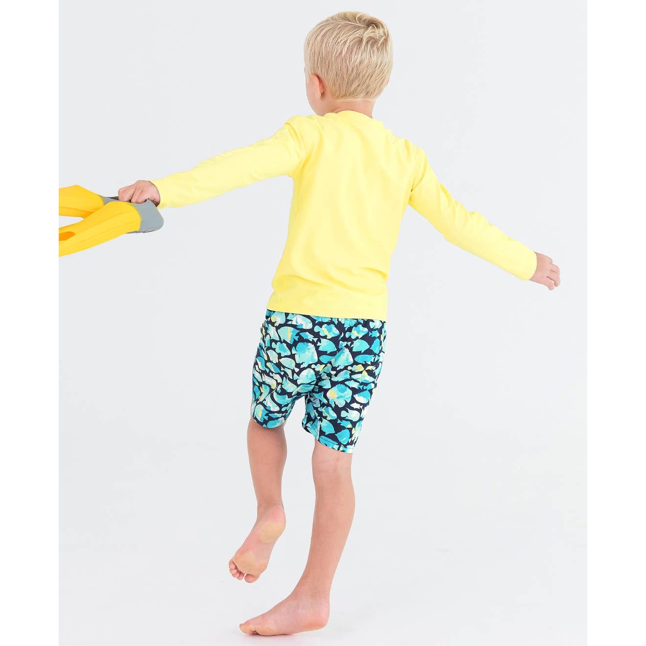 Boys Fish Friends Swim Trunks