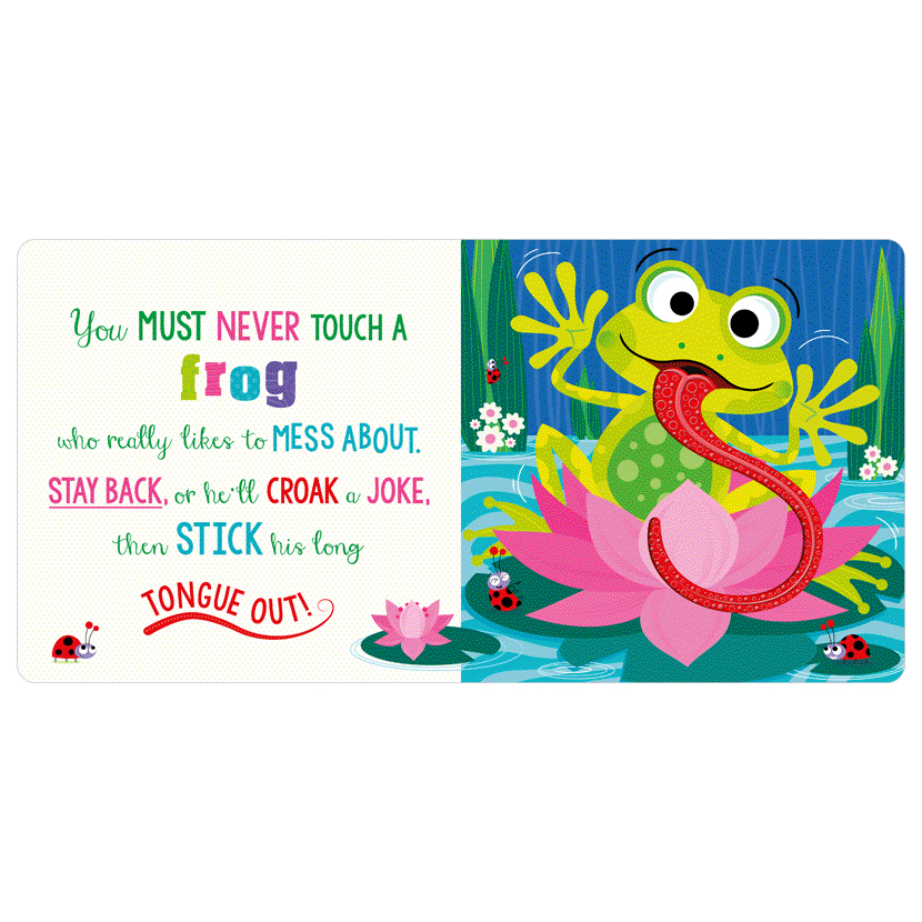 Board Book Never Touch an Axolotl!