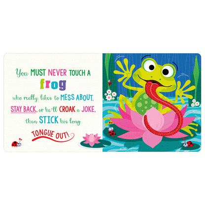 Board Book Never Touch an Axolotl!