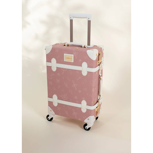 Vegan Leather Carry-On Suitcase - Ballerina