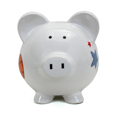 Sports Themed Piggy Bank