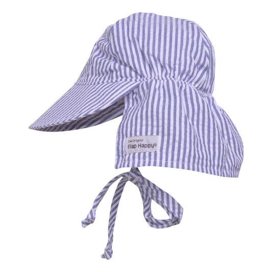 Kids UPF50+ Girls and Boys Original Flap Hat with Ties