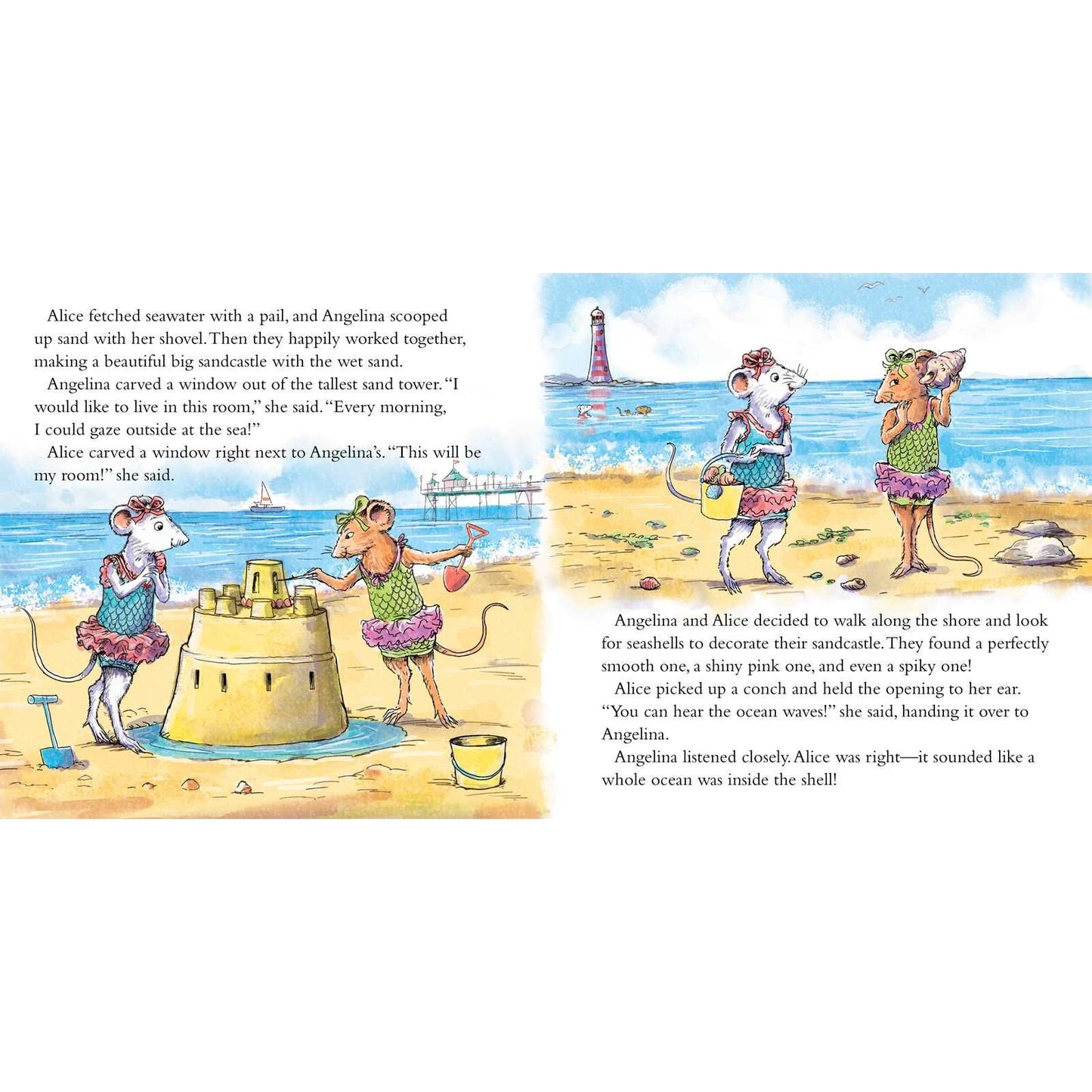 Angelina Ballerina by the Sea by Katharine Holabird