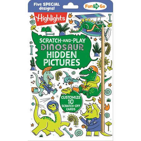 Scratch-and-Play Unicorn Hidden Pictures