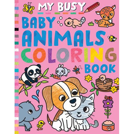 My Busy Baby Animals Coloring Book