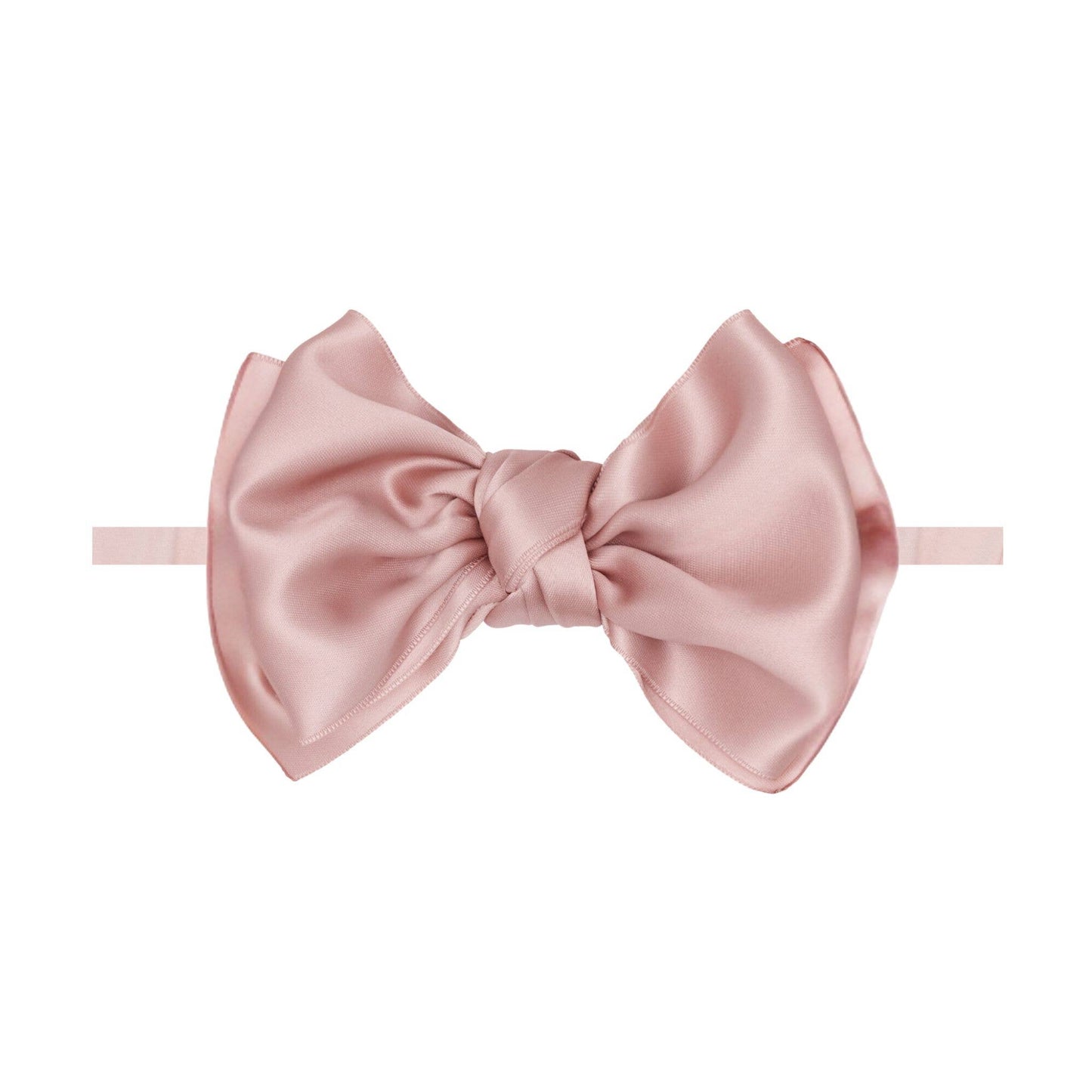 Baby Bling® Satin FAB® Skinny nylon headband with satin bow