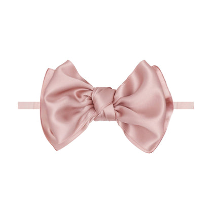 Baby Bling® Satin FAB® Skinny nylon headband with satin bow