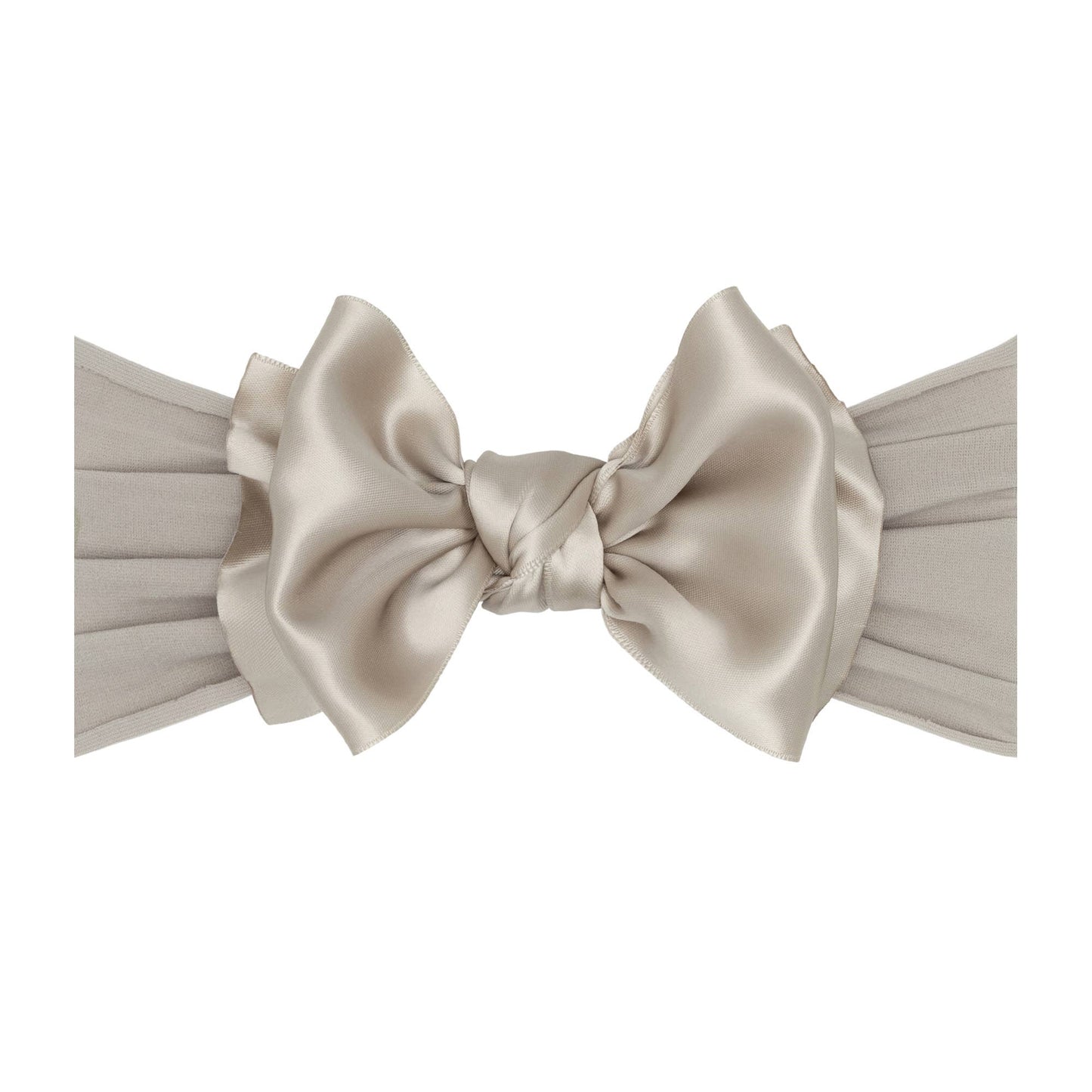 Baby Bling® Satin FAB® soft nylon headband with satin bow