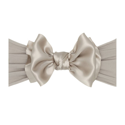 Baby Bling® Satin FAB® soft nylon headband with satin bow