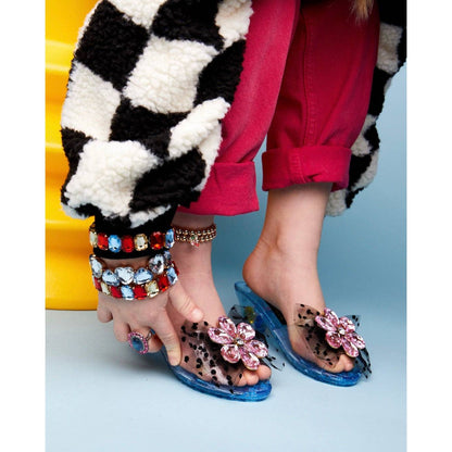 Pink Flower Gem Play Shoes