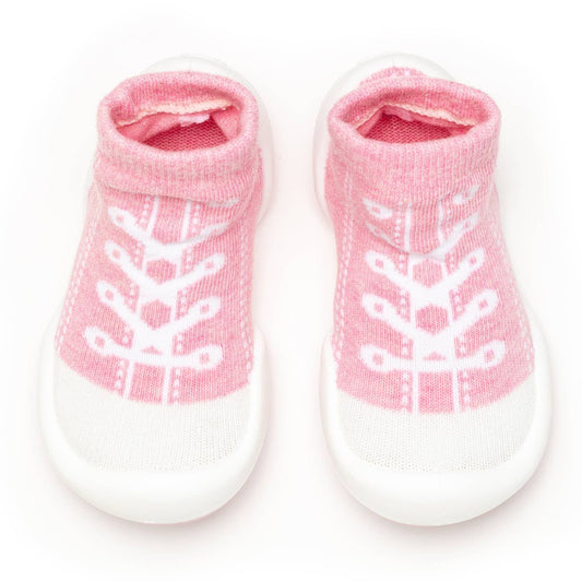 Komuello first walker baby sock shoes-Sneakers - Pink