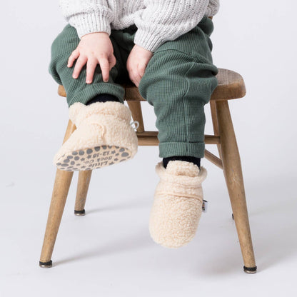 Stay-on, Non-Slip Booties - Perfect pram slipper - Sherpa