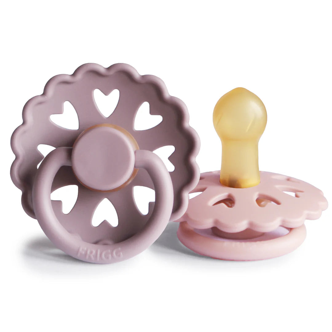 FRIGG Fairytale Nat Rub Pacifier 2pk