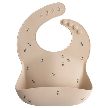 Silicone Baby Bib Asst Colors