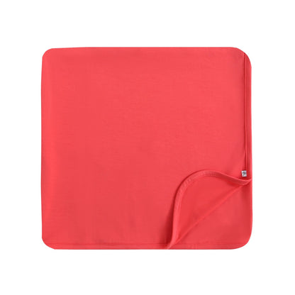 Berry Red Bamboo Swaddle Blanket