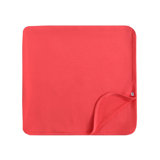 Berry Red Bamboo Swaddle Blanket